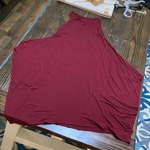 Burgundy Sleeveless Dress